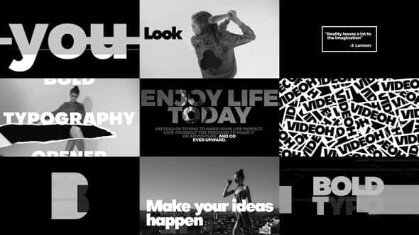 Bold Typo Openers Pack - VideoHive 22513695