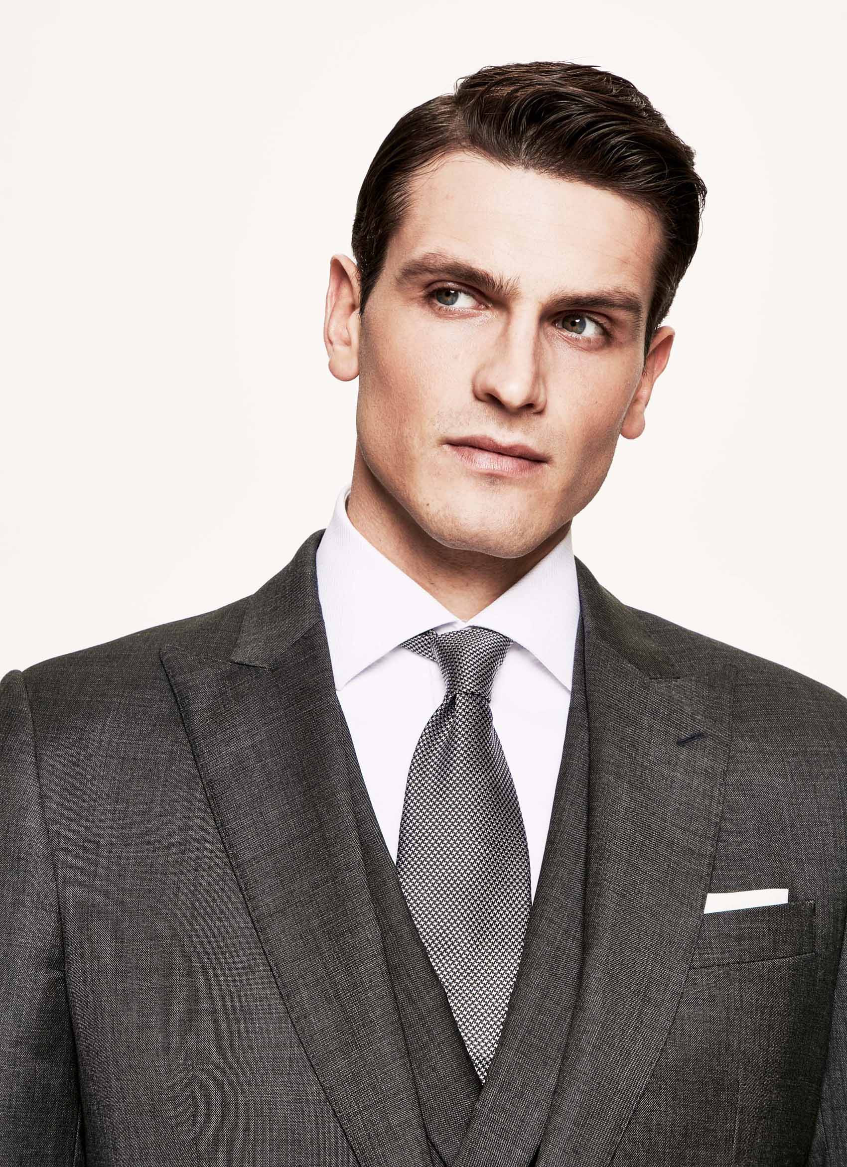 MALE MODELS IN SUITS: Sacha Legrand for Hackett