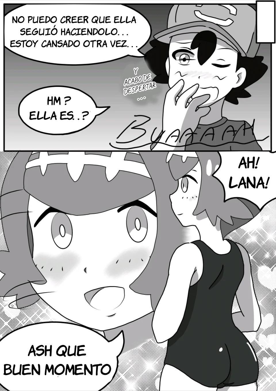 Harem en Alola - Charla diaria de Ash y Chloe 6 - 9