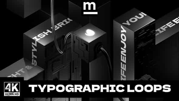 3D Abstract Typography - VideoHive 39188658