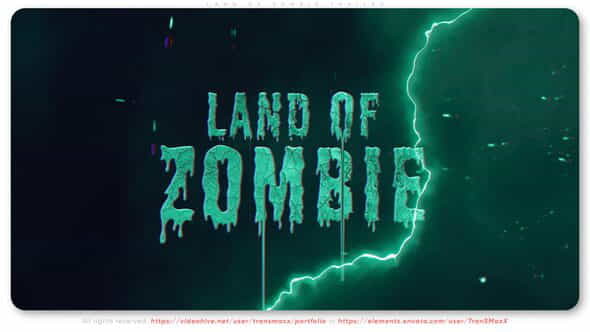 Land of Zombie - VideoHive 40185391