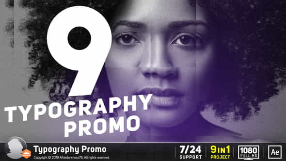 Typography PromoStomp - VideoHive 19359800