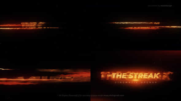 The Streak Cinematic Opener - VideoHive 50428637