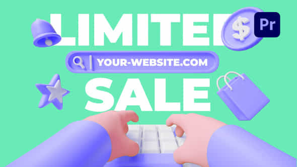 Cute 3D Sale Promo - VideoHive 52599743