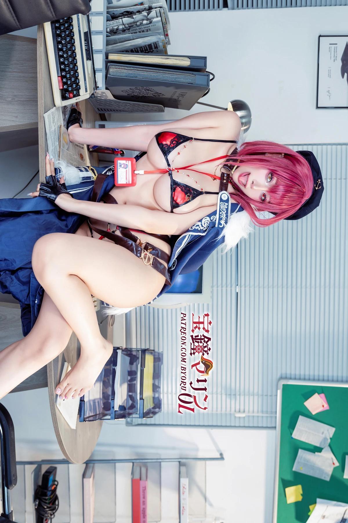 Cosplay 日本性感萝莉Byoru – Marine OL(28)