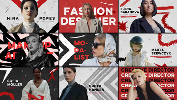 Fashion Freeze Frame - VideoHive 55534986