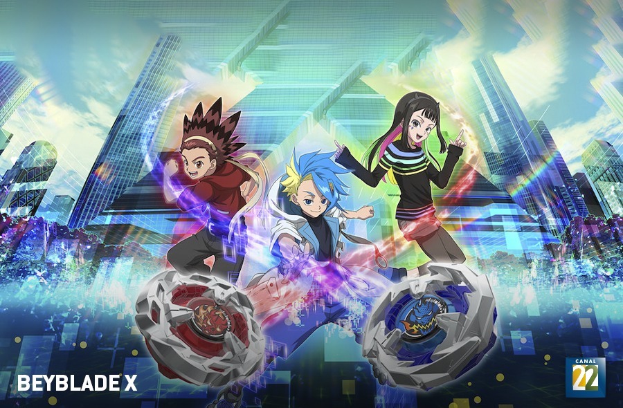 LA ADRENALINA DE BEYBLADE X  LLEGA A LA PANTALLA DEL VEINTIDÓS  