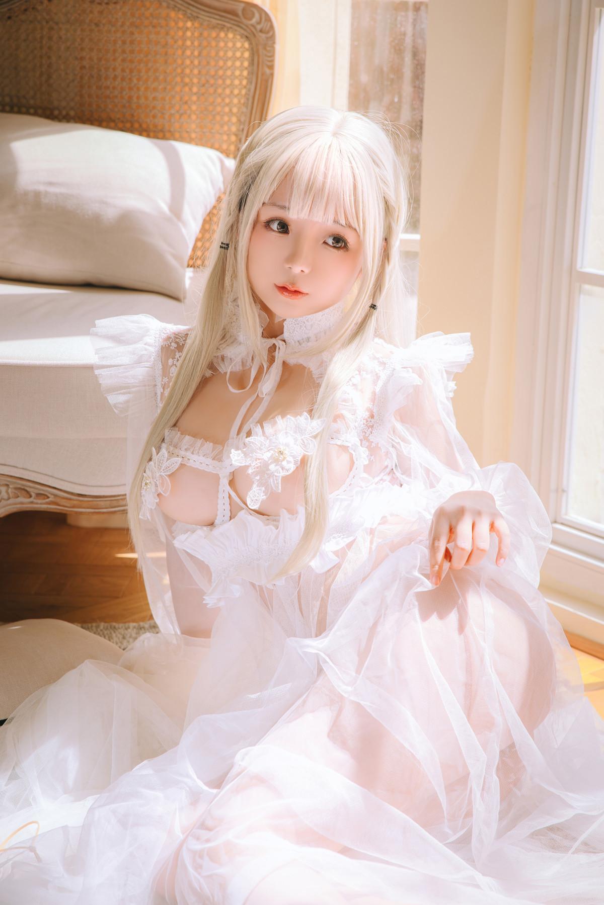 Cosplay Rinaijiao日奈娇 白纱衣 Set.01(1)