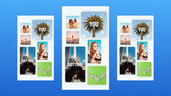Vertical Pulse Frames - VideoHive 57741761