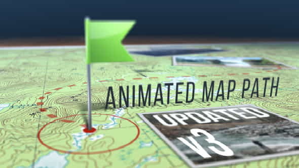 Animated Map Path v.3 - VideoHive 17511599