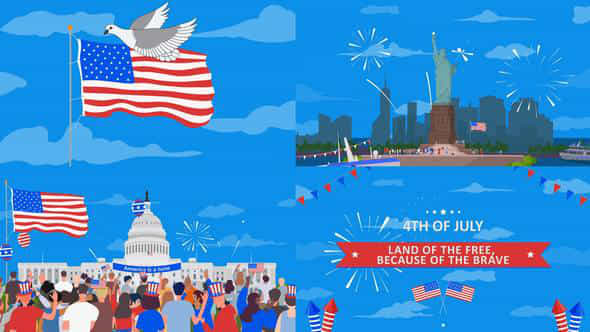 4th Of July - VideoHive 45883633