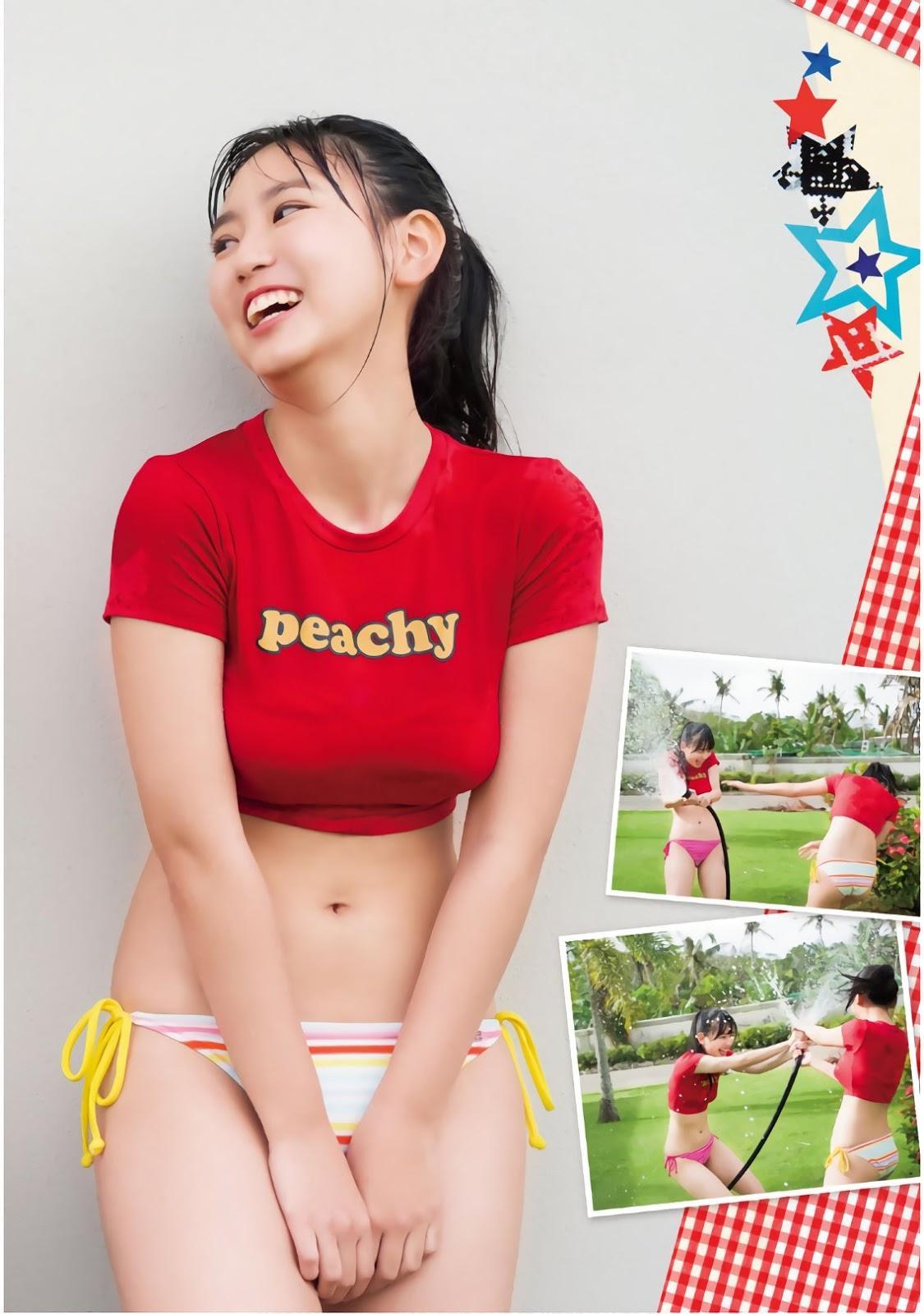 Aika Sawaguchi 沢口愛華, Yurino Okada 岡田佑里乃, Shonen Magazine 2019 No.11 (少年マガジン 2019年11号)(11)