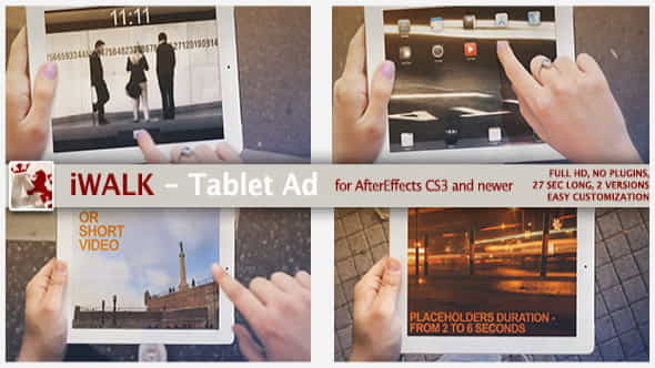 iWalk - Tablet Ad - VideoHive 3940405