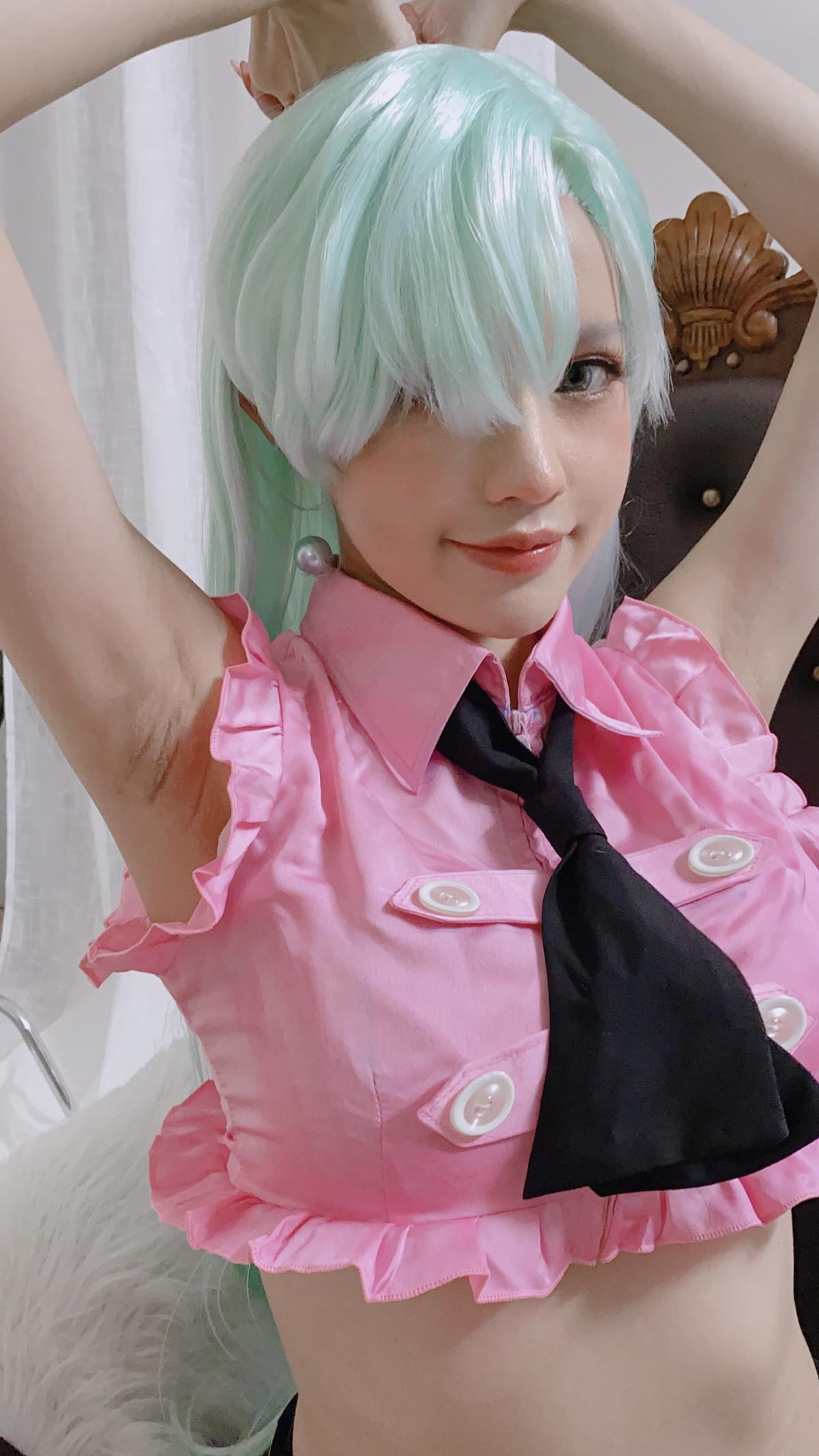 Cosplay PingPing平平 – Elizabeth Liones(33)