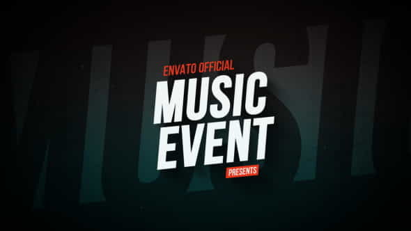 Music Event Promo - VideoHive 19215777