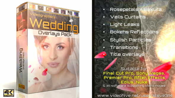 Wedding Overlays Pack - VideoHive 21713069