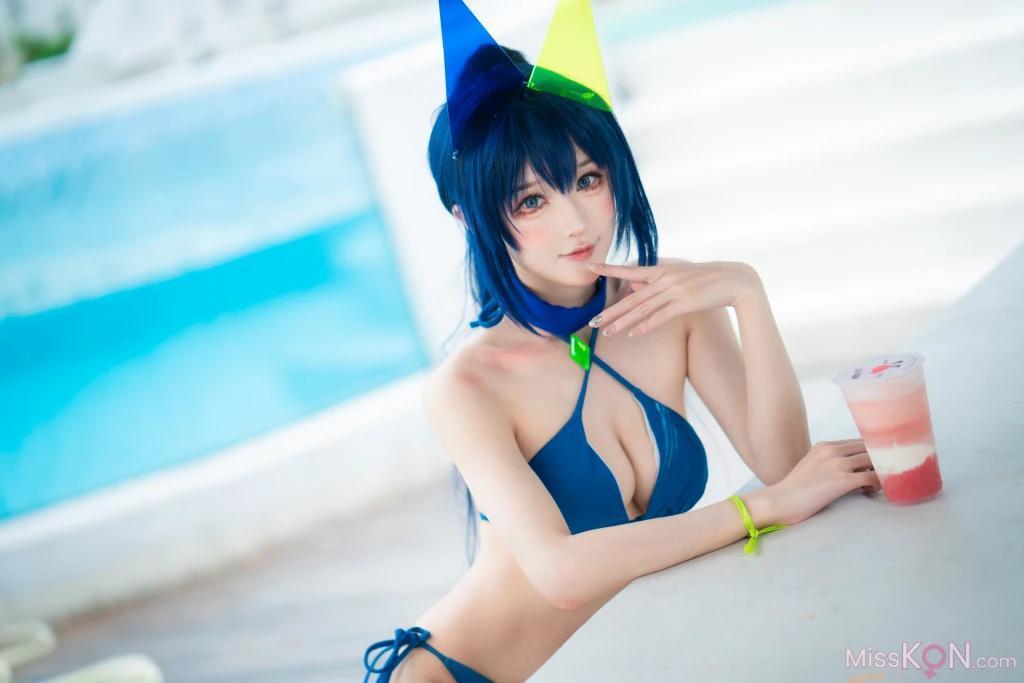 Coser@阿包也是兔娘: 花园泳装 (35 photos)(35)