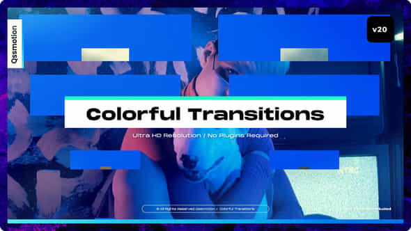 Colorful Transitions - VideoHive 35973372