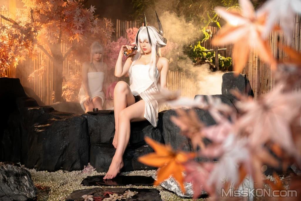 Coser@小瑶幺幺 & 九言 & 喜茶苍苍子: 碧蓝 温泉之旅 (66 photos)(3)