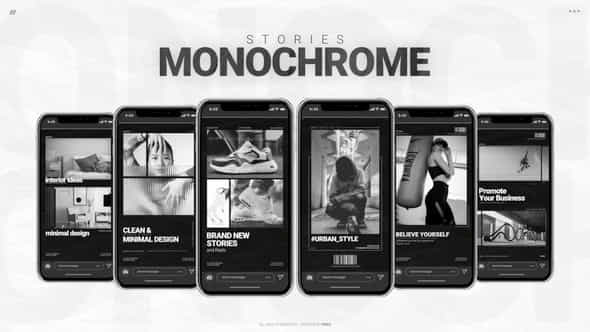 Stories: Monochrome (MoGRT) - VideoHive 47743989