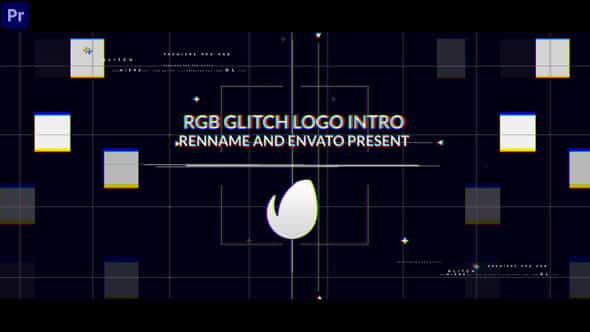 RGB Glitch Logo Intro - VideoHive 32222817