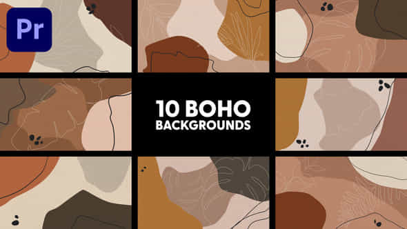 Boho Backgrounds - VideoHive 44440219