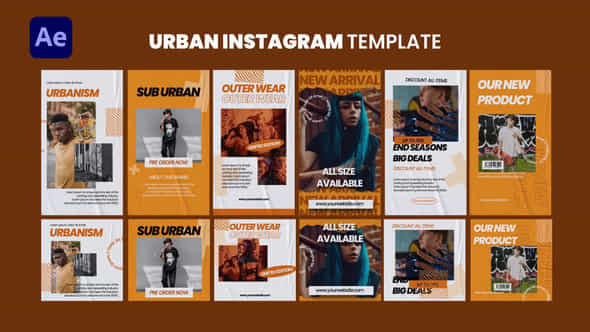 Urban Instagram Template - VideoHive 49640152