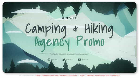 Camping And Hiking - VideoHive 47491716