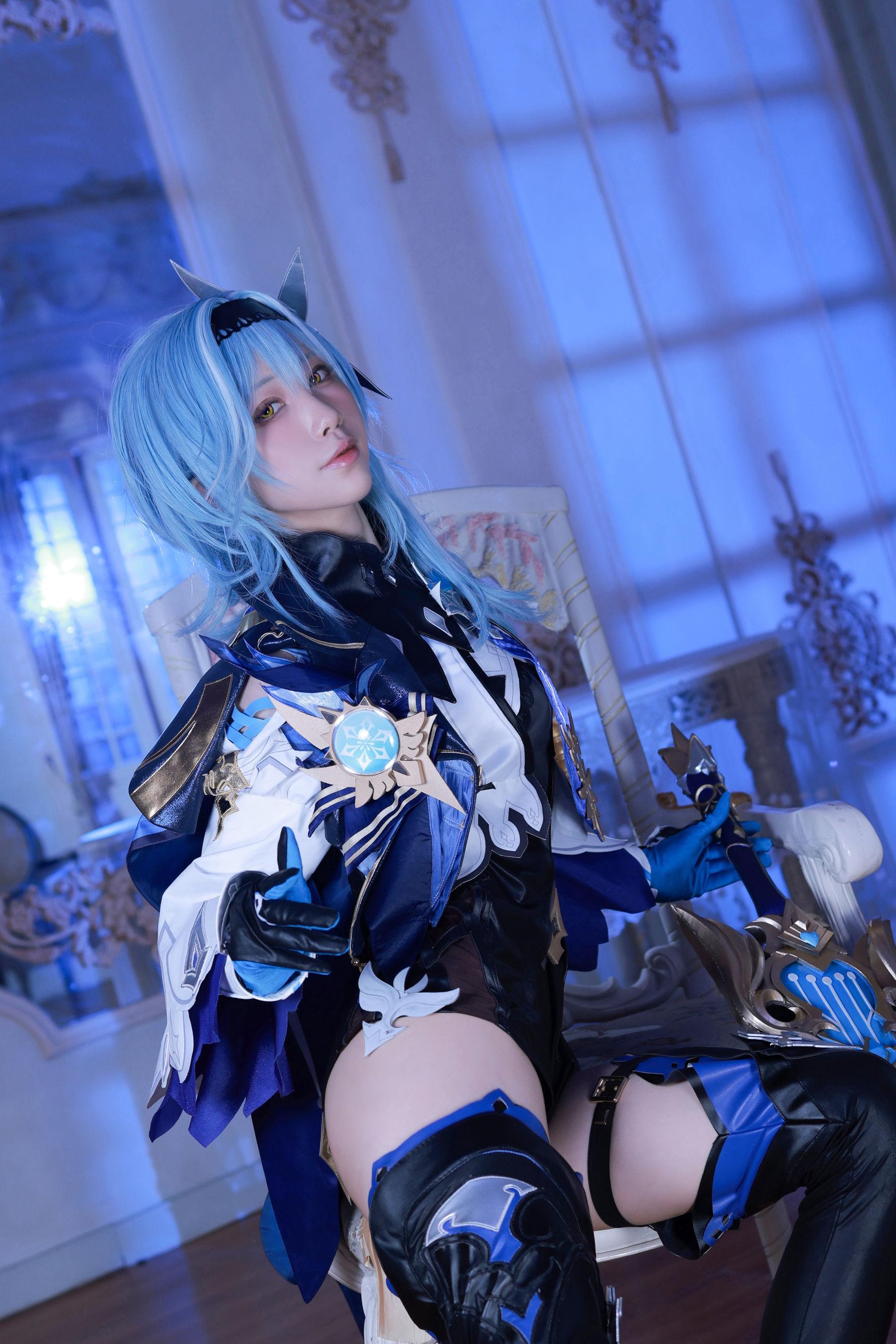 [网红COSER] 动漫博主水淼aqua – 原神优菈 原造(10)