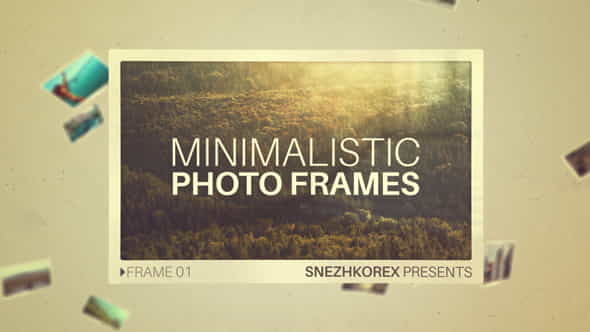 Minimalistic Photo Frames - VideoHive 21015324