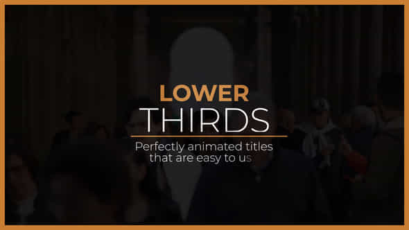 Modern Lower Thirds - VideoHive 47116801