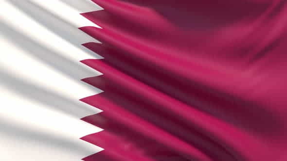 The Flag of Qatar - VideoHive 24024215