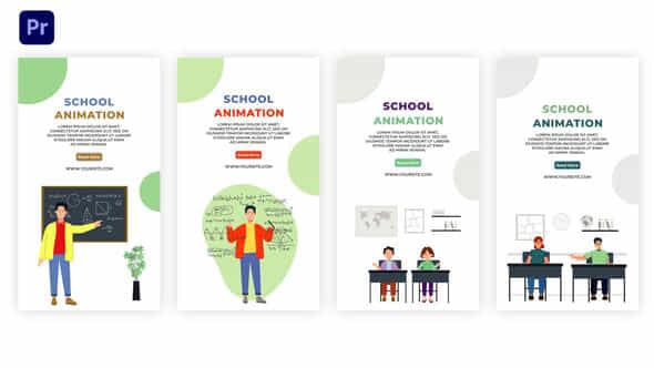 School Animation Instagram - VideoHive 42837055
