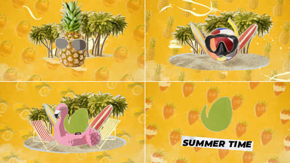 Collage SummerHolidays Travel - VideoHive 37867252