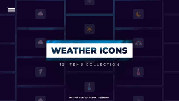 Weather Icons - VideoHive 41626826