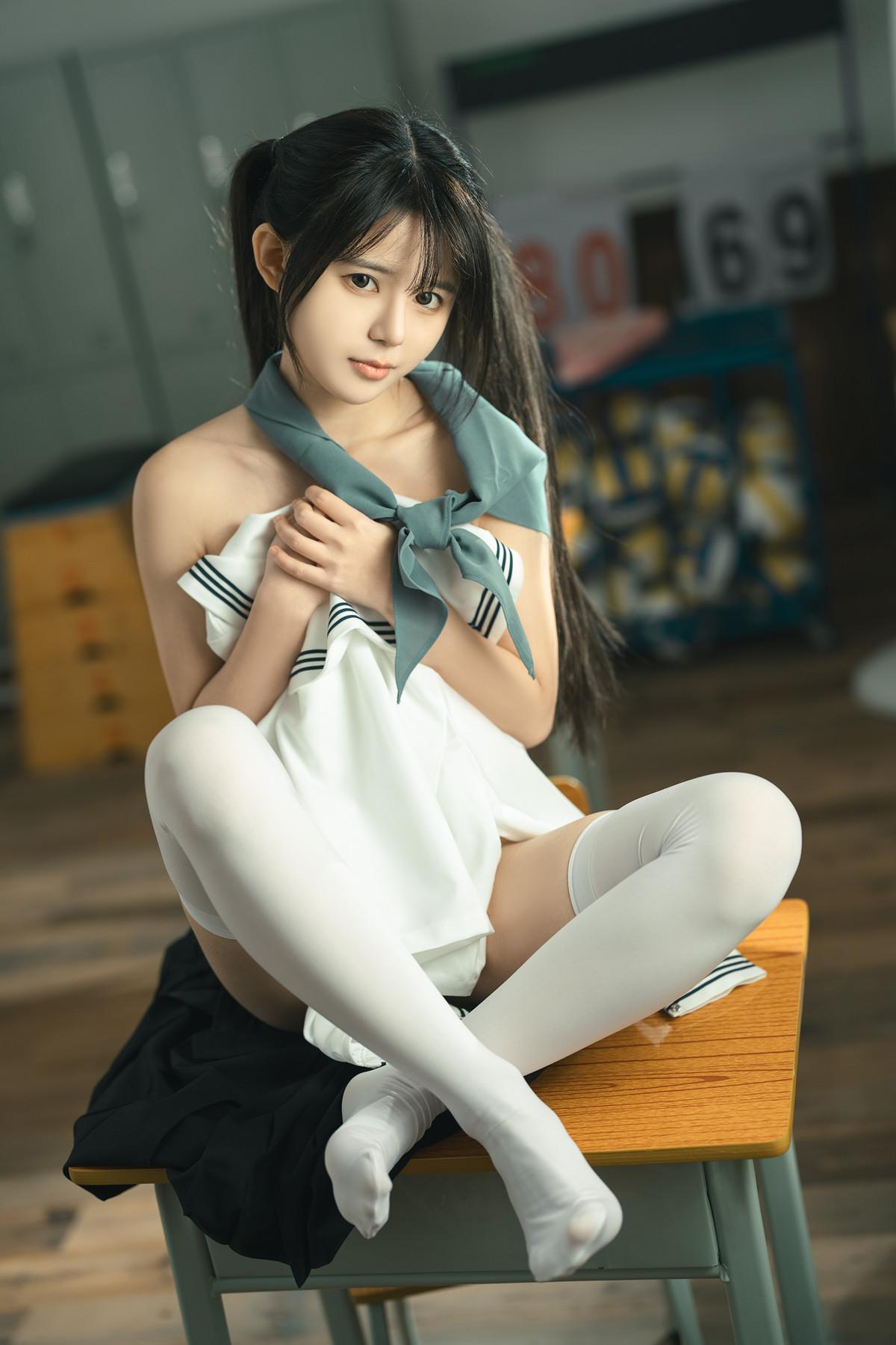 Cosplay Rua阮阮 授课中 In Class(44)