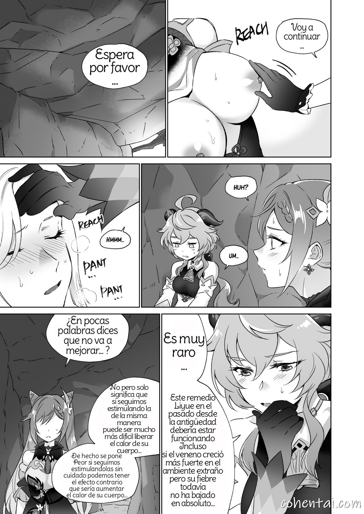 Liyue-shiki Dousei Seikou Ryouhou (Genshin Impact) xxx comics manga porno doujin hentai español sexo 