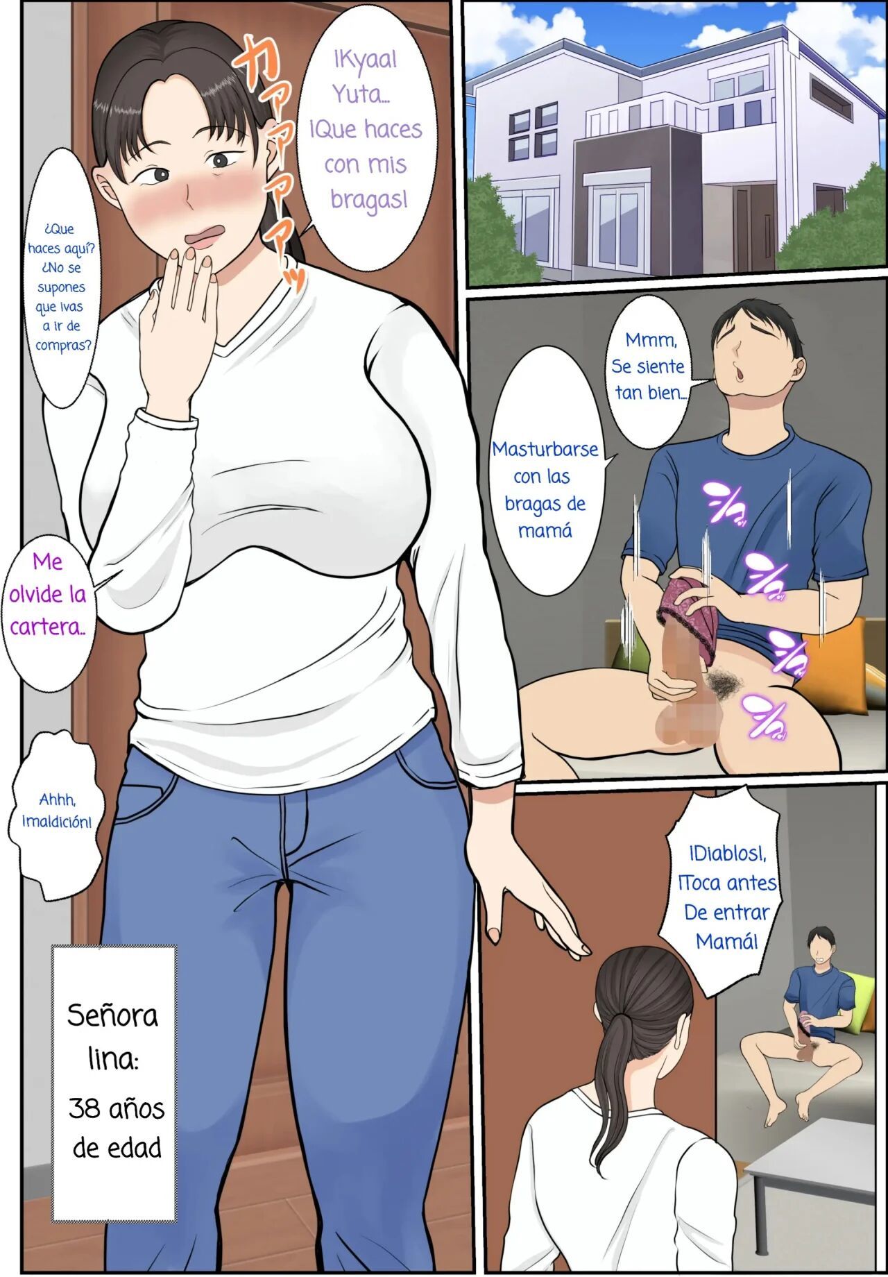 [Benii Kenkyuujo] Zoku Kaseifu Yondara Haha ga Kita [Spanish] [La Blu Rubia]