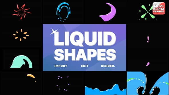 Liquid Shapes | Motion Graphics - VideoHive 32857102