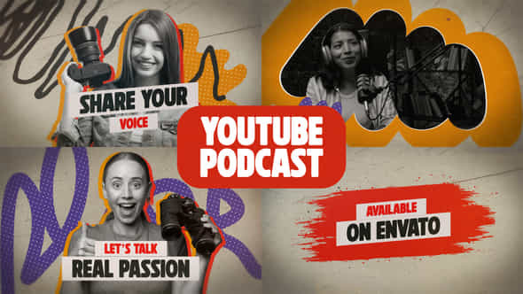 Youtube Podcast Intro - VideoHive 59005634