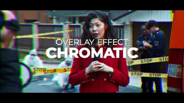 Chromatic Overlay Mogrt - VideoHive 53438491