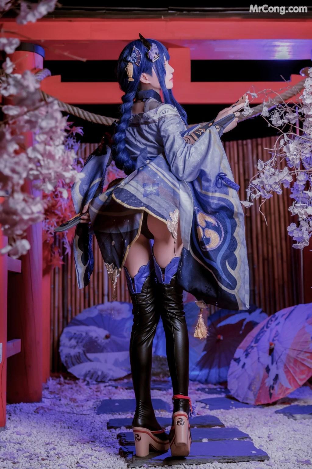 Coser@桜桃喵 Vol.139: 雷电将军+花絮 (51 photos )(39)