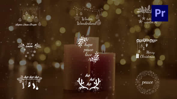 Christmas Titles - VideoHive 34659449
