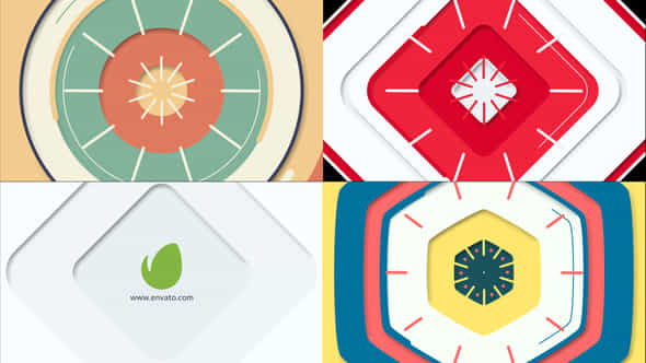 Shapes Logo Reveal - VideoHive 36585825