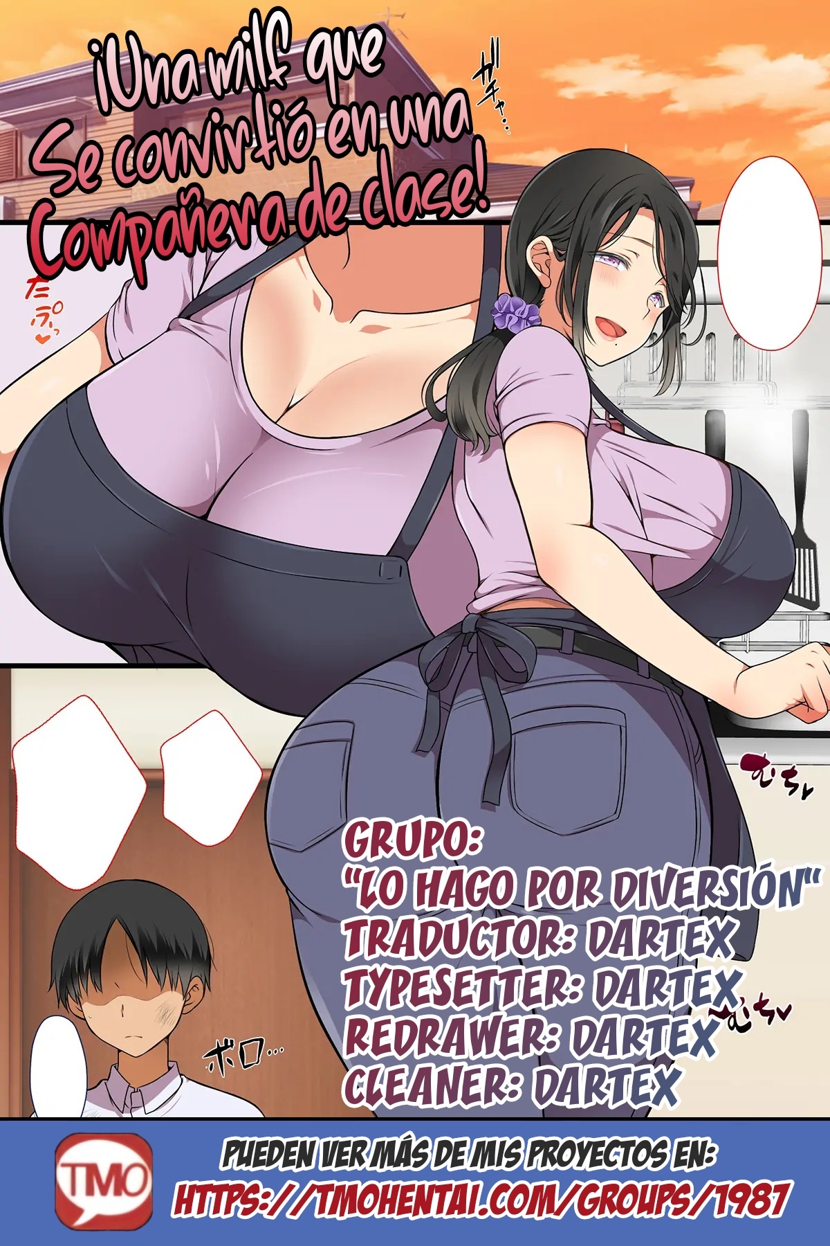 [Maron Maron] Hitozuma ga Classmate ni!  ¡UNA MILF QUE SE CONVIRTIÓ EN UNA COMPAÑERA DE CLASE! [Spanish] [Dartex]
