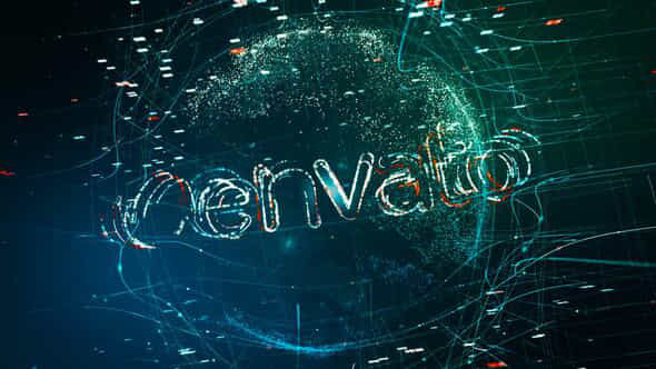 Particle 3D Earth Logo Reveal - VideoHive 30969615