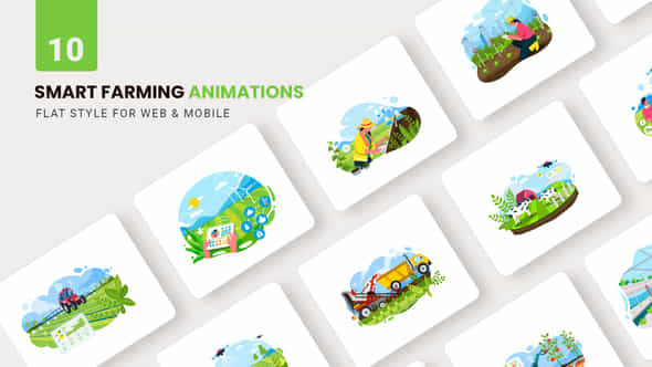 Smart Farming Animations - VideoHive 37847456