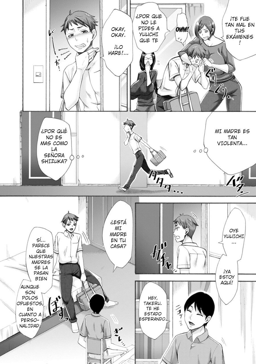 [Tukisiro Saya] Tonari no Kirei na Okaa-san  Mi Vecina Una Hermosa Madre (COMIC Shingeki 2019-08) [Spanish] [Digital]