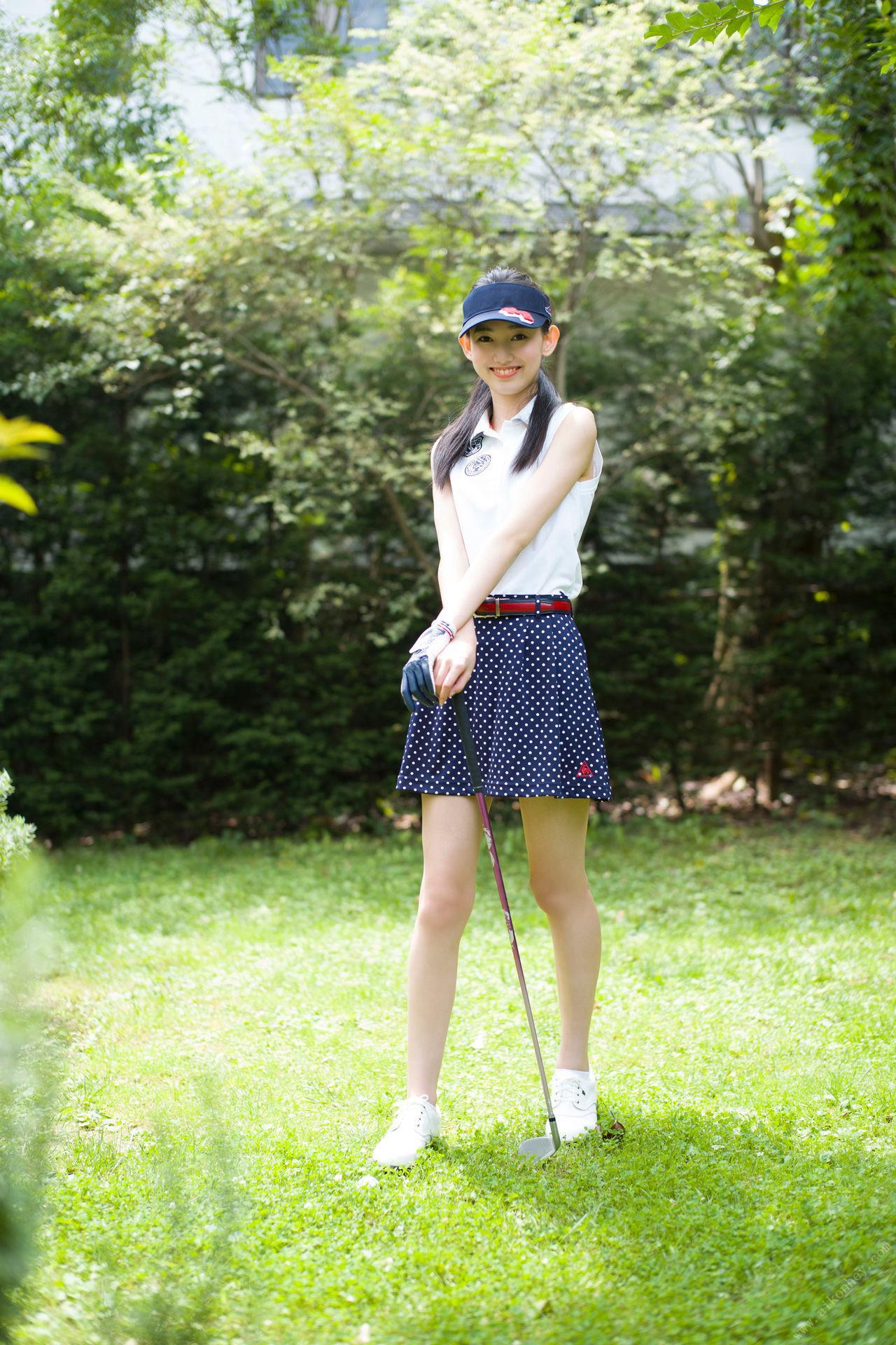 Rena Kuroki 黒木麗奈, FLASHデジタル写真集　「お嬢様ゴルファーの秘密」 Set.01(5)