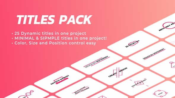 Ingenious Titles Pack | Premiere - VideoHive 27880641